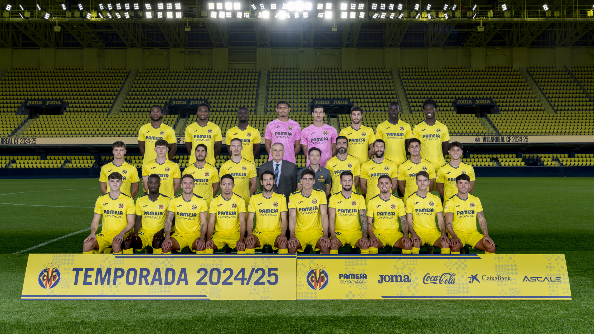 The official Villarreal 24/25 photo – Web Oficial del Villarreal CF